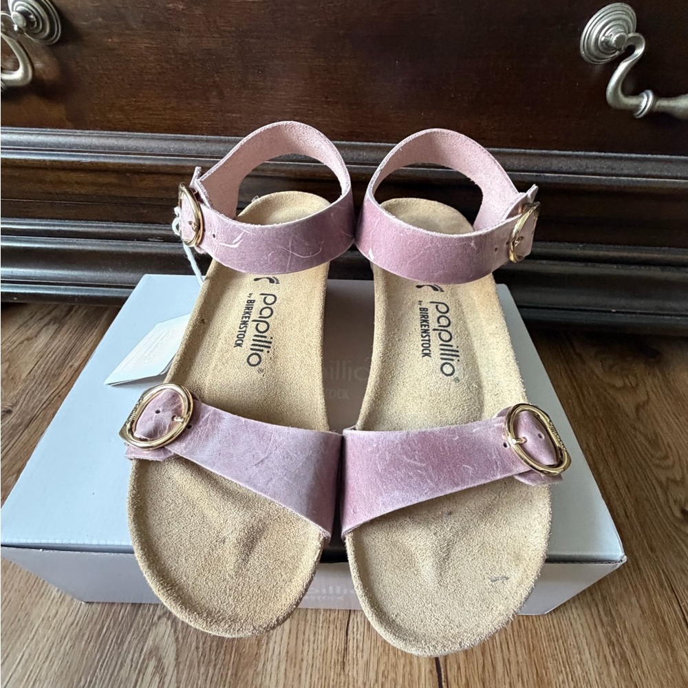 Women's Birkenstock Papillo Wedge Sandals - Picture 3 of 5